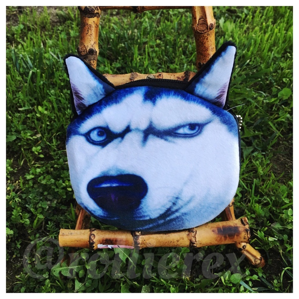 Suspicious Husky Mini Bag. must be purchased in a $25 bundle